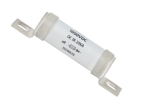Biały Bs88 60a Bezpiecznik Materiał ceramiczny 1000VDC ISO8820 Standard