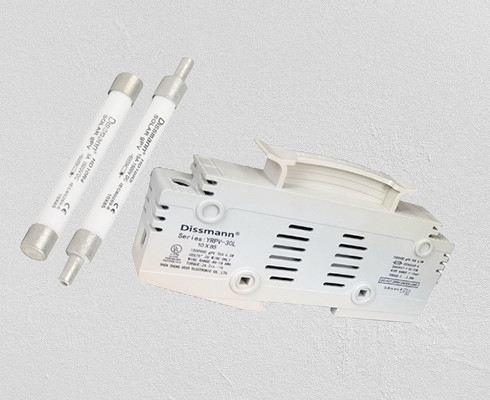 Bezpiecznik słoneczny 10 × 85 Pv, biały 30-amperowy bezpiecznik mikrokasetowy IEC60269.6 Standard