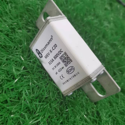 Certyfikat TUV 750VDC Dissmann Fuse Europe Square Ceramic o wysokiej zdolności wyłączania