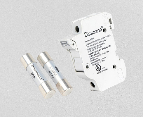 Bezpiecznik systemu magazynowania energii 100A, panel słoneczny 10 X 38 Bezpieczniki nabojowe Rura światłowodowa