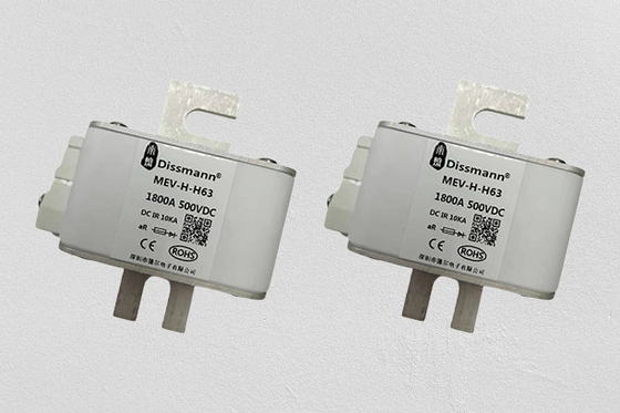 Biały bezpiecznik półprzewodnikowy 1800 A, bezpiecznik ceramiczny 500 V IEC60269