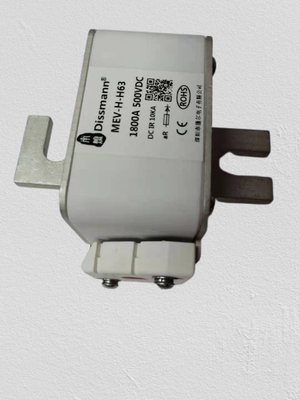 Biały bezpiecznik półprzewodnikowy 1800 A, bezpiecznik ceramiczny 500 V IEC60269